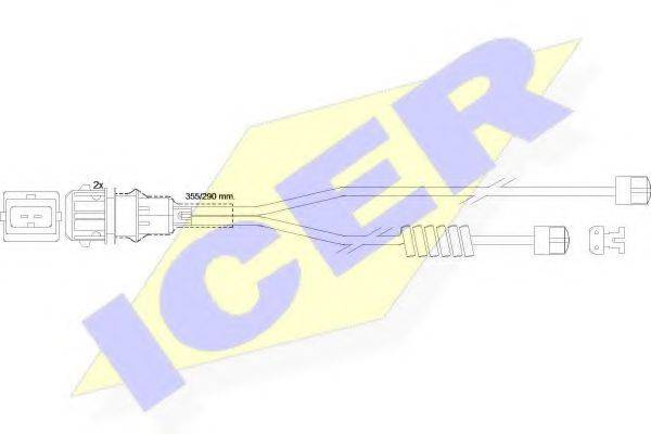 Сигнализатор, износ тормозных колодок ICER 610254 E C