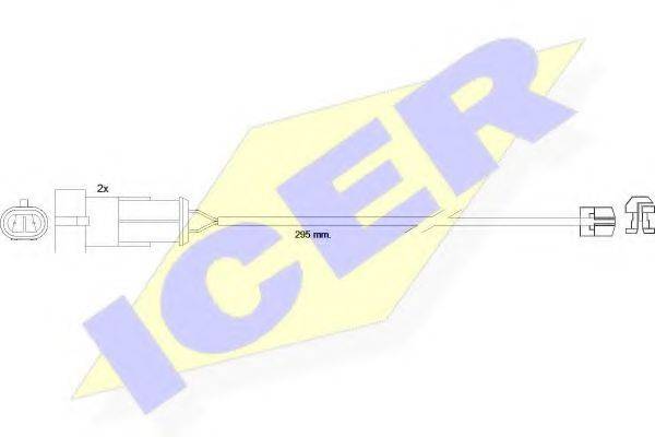 Сигнализатор, износ тормозных колодок ICER 610256 E C