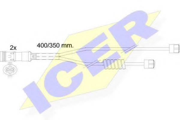 Сигнализатор, износ тормозных колодок ICER 610338 E C