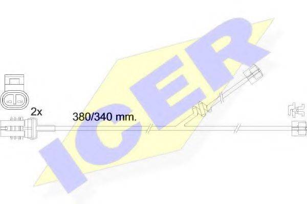 ICER 610356EC Сигнализатор, износ тормозных колодок