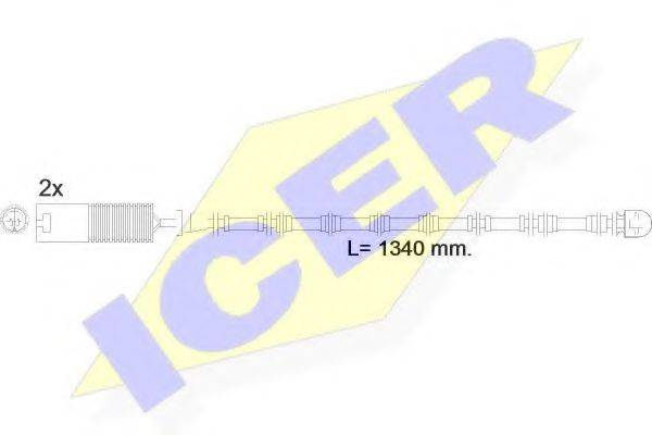 Сигнализатор, износ тормозных колодок ICER 610391 E C
