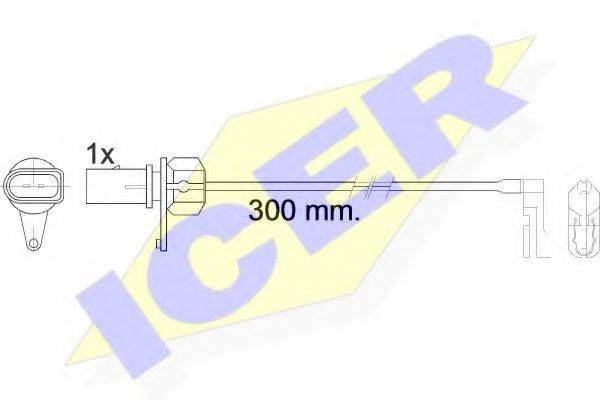 Сигнализатор, износ тормозных колодок ICER 610459 C