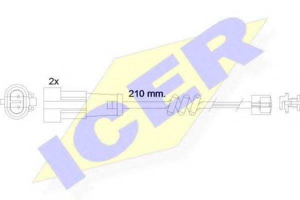 ICER 610471EC Сигнализатор, износ тормозных колодок