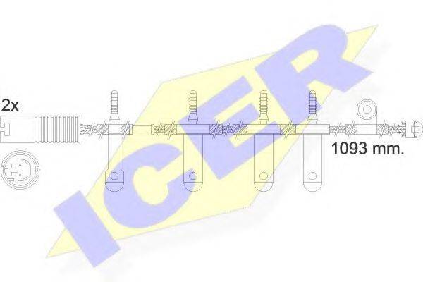Сигнализатор, износ тормозных колодок ICER 610501 E C