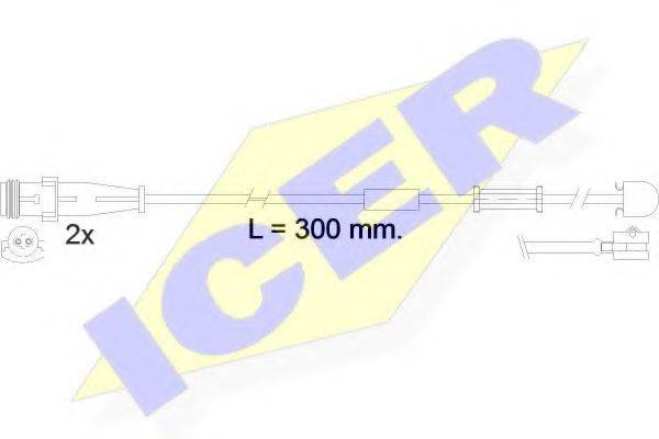 ICER 610504EC Сигнализатор, износ тормозных колодок