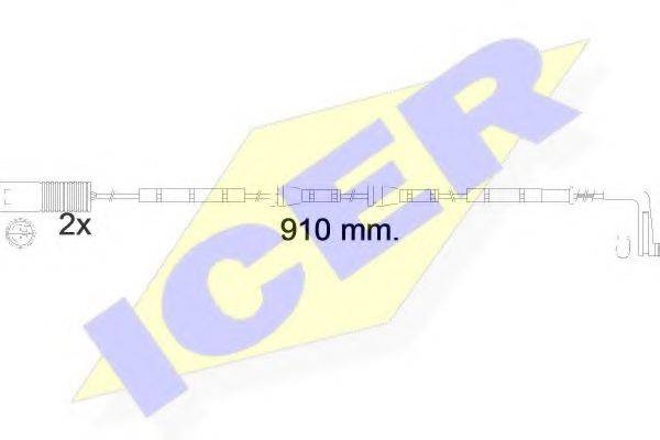 Сигнализатор, износ тормозных колодок ICER 610540 E C