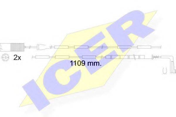 Сигнализатор, износ тормозных колодок ICER 610542 E C