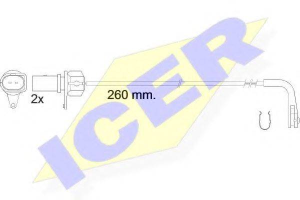 Сигнализатор, износ тормозных колодок ICER 610545 E C
