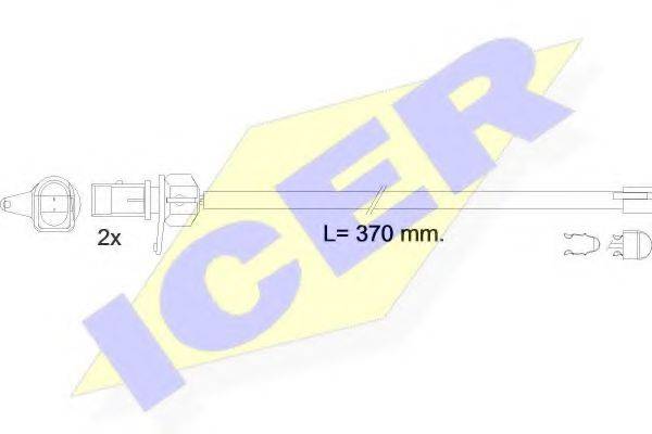 ICER 610608EC Сигнализатор, износ тормозных колодок