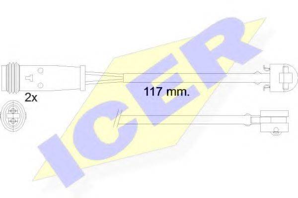 Сигнализатор, износ тормозных колодок ICER 610612 E C