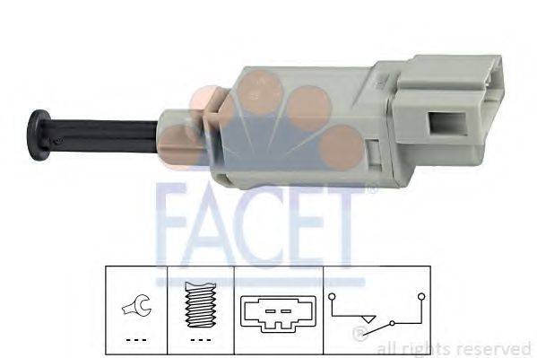 FACET 71152 Выключатель, привод сцепления (Tempomat)