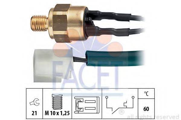 FACET 74094 термовыключатель, сигнальная лампа охлаждающей жидкости