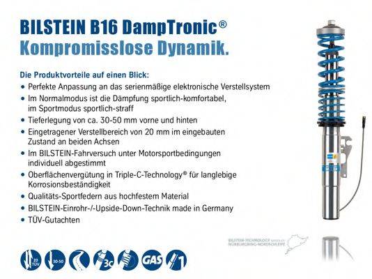 BILSTEIN BIL024897 Комплект ходовой части, пружины / амортизаторы