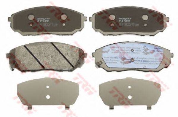TRW GDB3452 Комплект тормозных колодок, дисковый тормоз