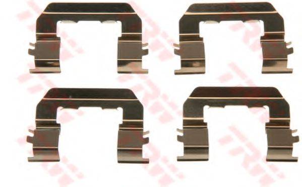 Комплектующие, колодки дискового тормоза TRW PFK566