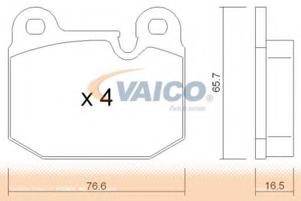 VAICO V208120 Комплект тормозных колодок, дисковый тормоз