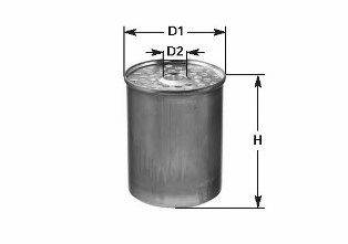 CLEAN FILTERS DN222 Топливный фильтр