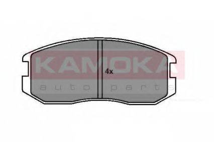 Комплект тормозных колодок, дисковый тормоз KAMOKA JQ1011518