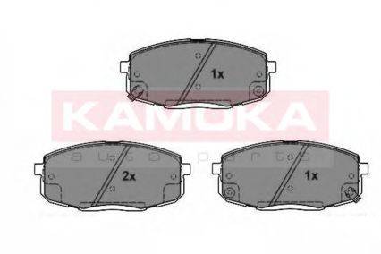 KAMOKA JQ101202 Комплект тормозных колодок, дисковый тормоз