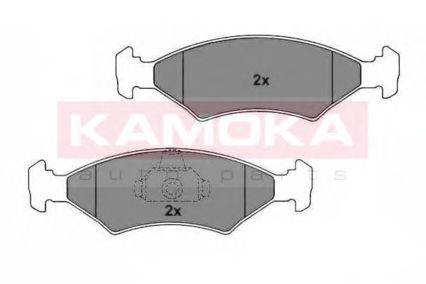 Комплект тормозных колодок, дисковый тормоз KAMOKA JQ1012162