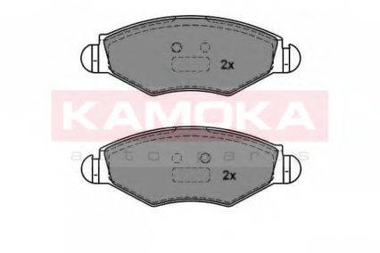 Комплект тормозных колодок, дисковый тормоз KAMOKA JQ1012756