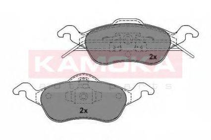 KAMOKA JQ101636 Комплект тормозных колодок, дисковый тормоз
