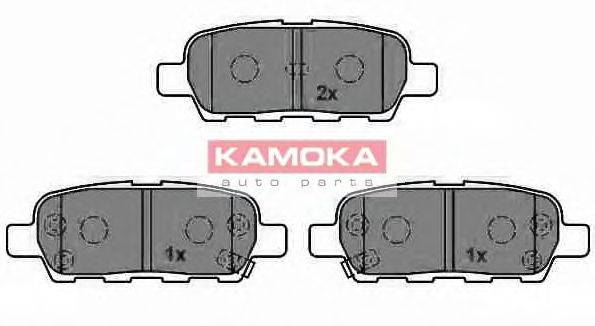 KAMOKA JQ101101 Комплект тормозных колодок, дисковый тормоз