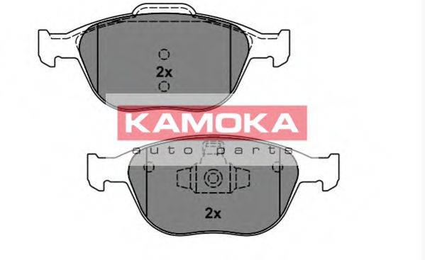 Комплект тормозных колодок, дисковый тормоз KAMOKA JQ101161