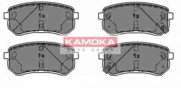 Комплект тормозных колодок, дисковый тормоз KAMOKA JQ1013906