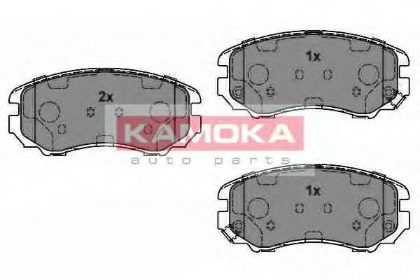 Комплект тормозных колодок, дисковый тормоз KAMOKA JQ1018500