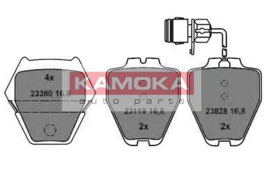 KAMOKA JQ1013420 Комплект тормозных колодок, дисковый тормоз