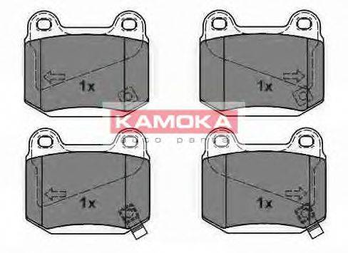 KAMOKA JQ101105 Комплект тормозных колодок, дисковый тормоз