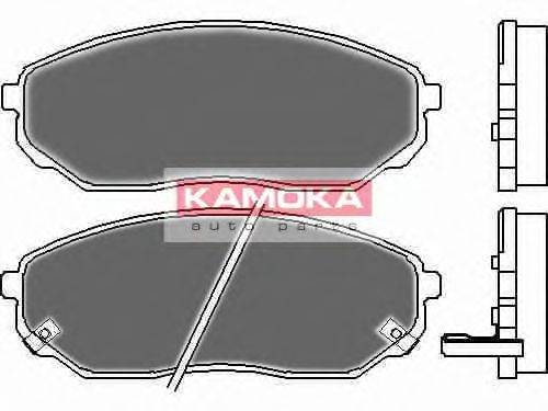 KAMOKA JQ101115 Комплект тормозных колодок, дисковый тормоз