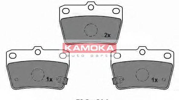 KAMOKA JQ1013062 Комплект тормозных колодок, дисковый тормоз