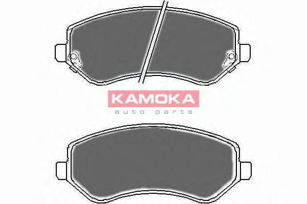 Комплект тормозных колодок, дисковый тормоз KAMOKA JQ1013152