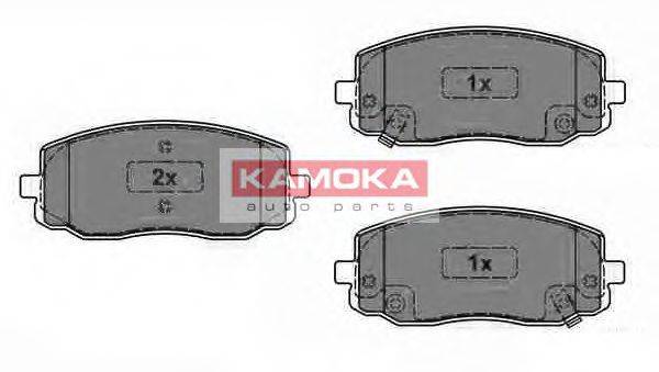 KAMOKA JQ1013566 Комплект тормозных колодок, дисковый тормоз