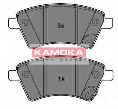 KAMOKA JQ1013750 Комплект тормозных колодок, дисковый тормоз
