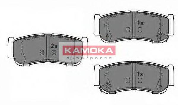 KAMOKA JQ1013820 Комплект тормозных колодок, дисковый тормоз