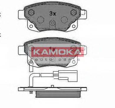 KAMOKA JQ1013860 Комплект тормозных колодок, дисковый тормоз