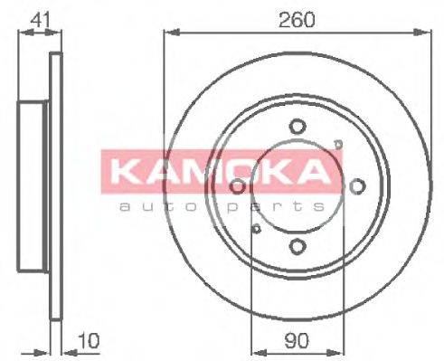 Тормозной диск KAMOKA 1031772