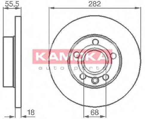 Тормозной диск KAMOKA 1032022
