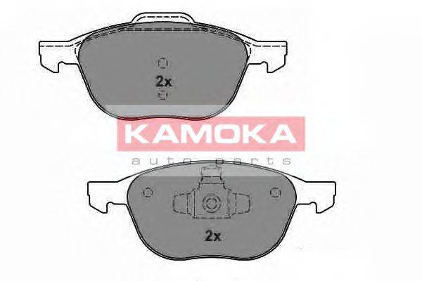 Комплект тормозных колодок, дисковый тормоз KAMOKA JQ101143