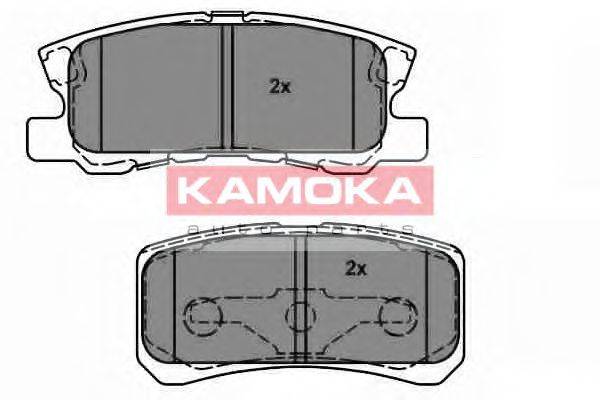 Комплект тормозных колодок, дисковый тормоз KAMOKA JQ1013810