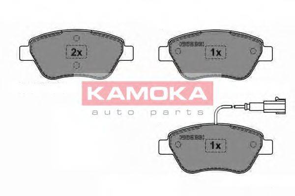 Комплект тормозных колодок, дисковый тормоз KAMOKA JQ1018114
