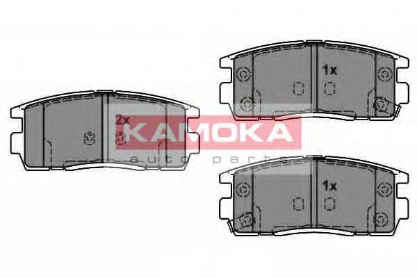 Комплект тормозных колодок, дисковый тормоз KAMOKA JQ1018370