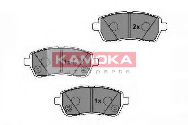 Комплект тормозных колодок, дисковый тормоз KAMOKA JQ1018454