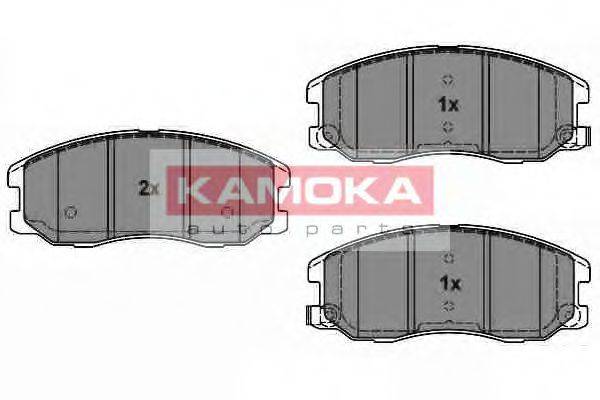 Комплект тормозных колодок, дисковый тормоз KAMOKA JQ1018616