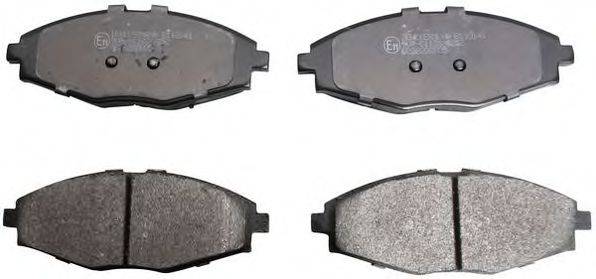 Комплект тормозных колодок, дисковый тормоз DENCKERMANN B110141