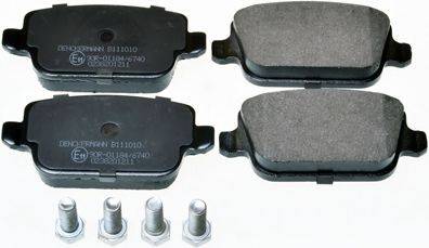 DENCKERMANN B111010 Комплект тормозных колодок, дисковый тормоз