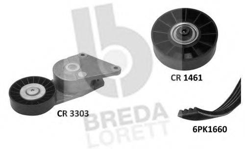 Поликлиновой ременный комплект BREDA LORETT KCA0008